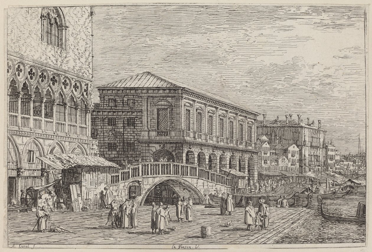 És Preson. V., c. 17351746. alkotó: Canaletto