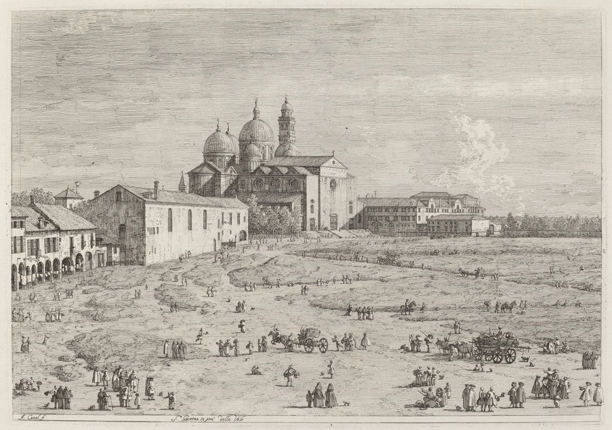 S. Giustina in pra della Vale, c. 17351746. alkotó: Canaletto