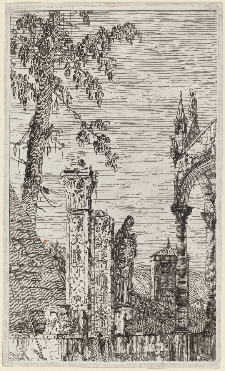 A püspök sírja alkotó: Canaletto