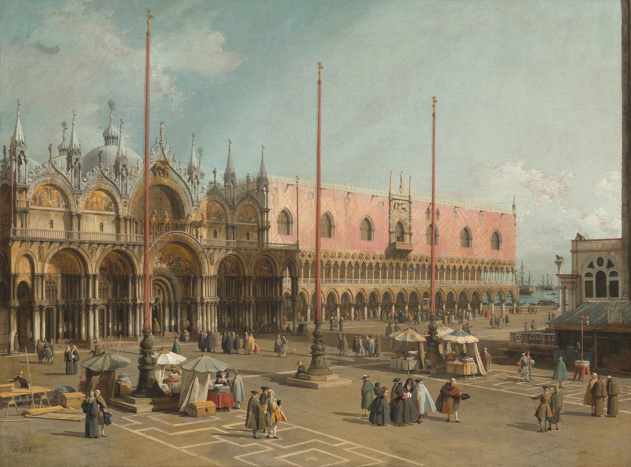 A Szent Márk tér, Velence alkotó: Canaletto