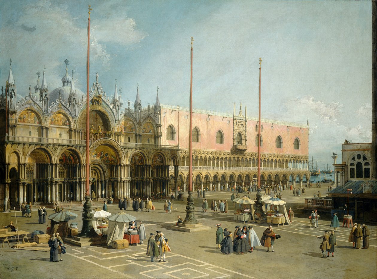 A Szent Márk tér, Velence alkotó: Canaletto