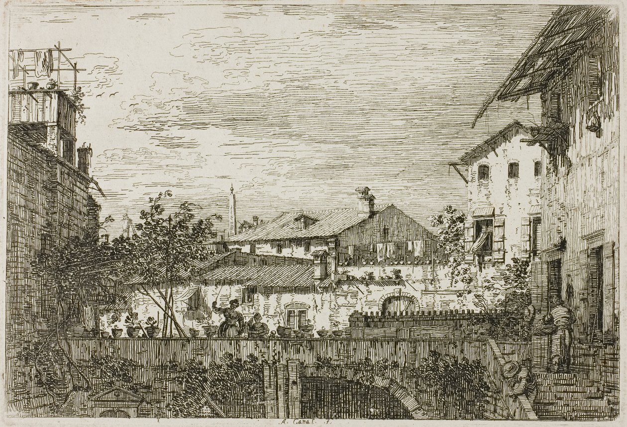 The Terrace, Vedute alkotó: Canaletto
