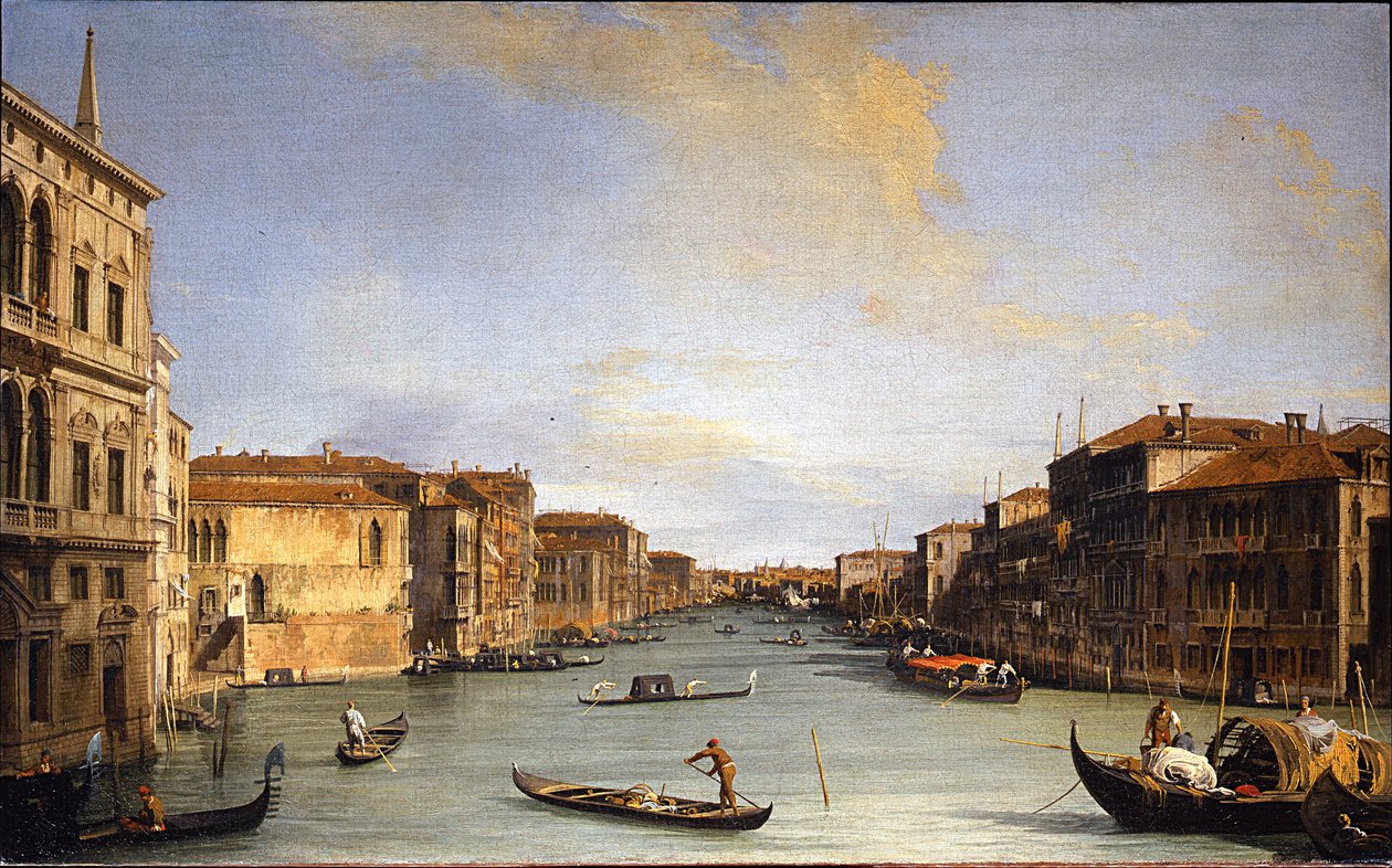 Kilátás a Grand Canalra, 1726-1728 alkotó: Giovanni Antonio Canal