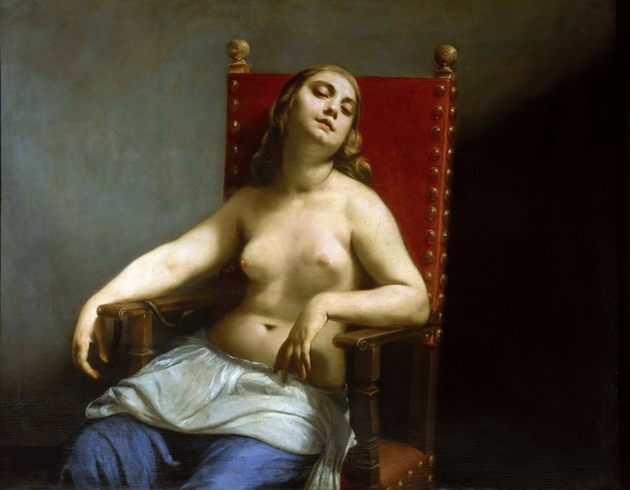 Kleopátra halála, 1660. alkotó: Canlassi