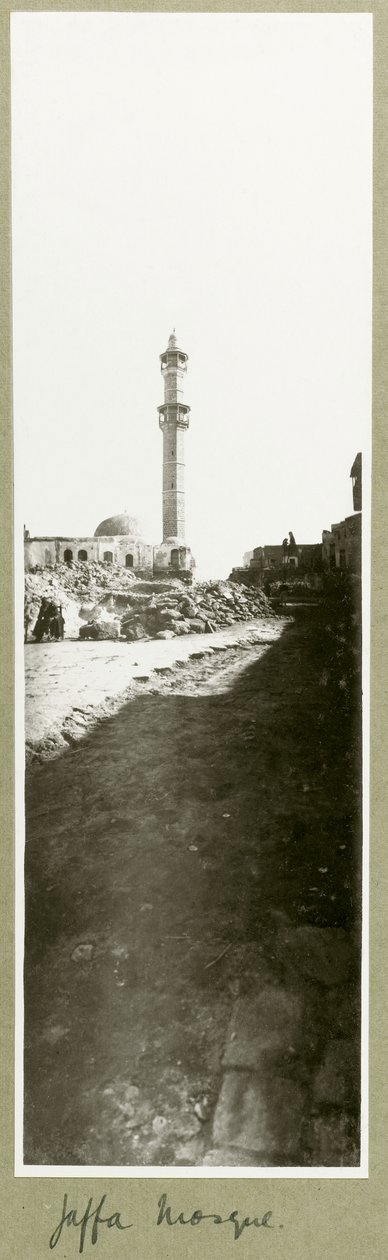 Jaffa mecset, 1917 alkotó: Capt. Arthur Rhodes