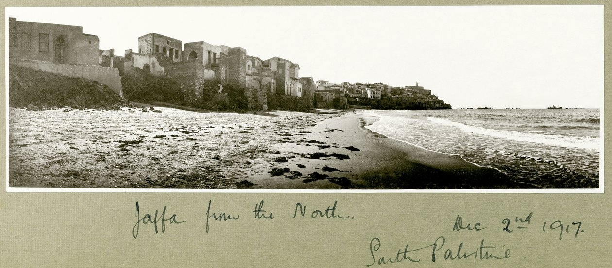 Jaffa északról, 1917. december 2. alkotó: Capt. Arthur Rhodes