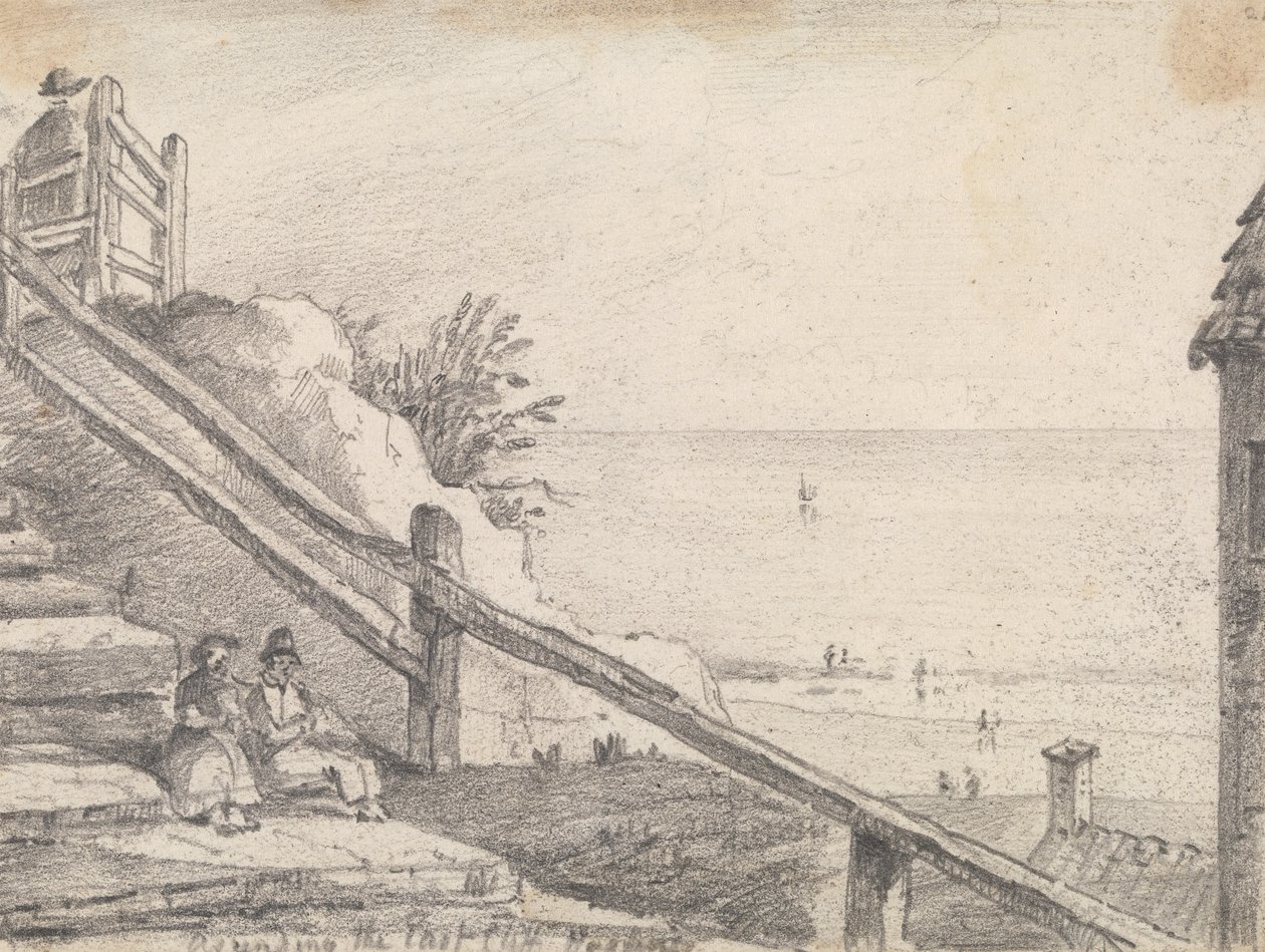 Feljutás a keleti sziklán, Hastings alkotó: Capt. Thomas Hastings