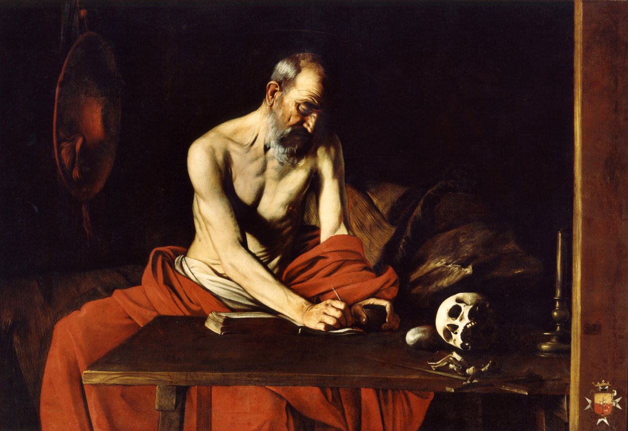 Szent Jeromos írás alkotó: Caravaggio