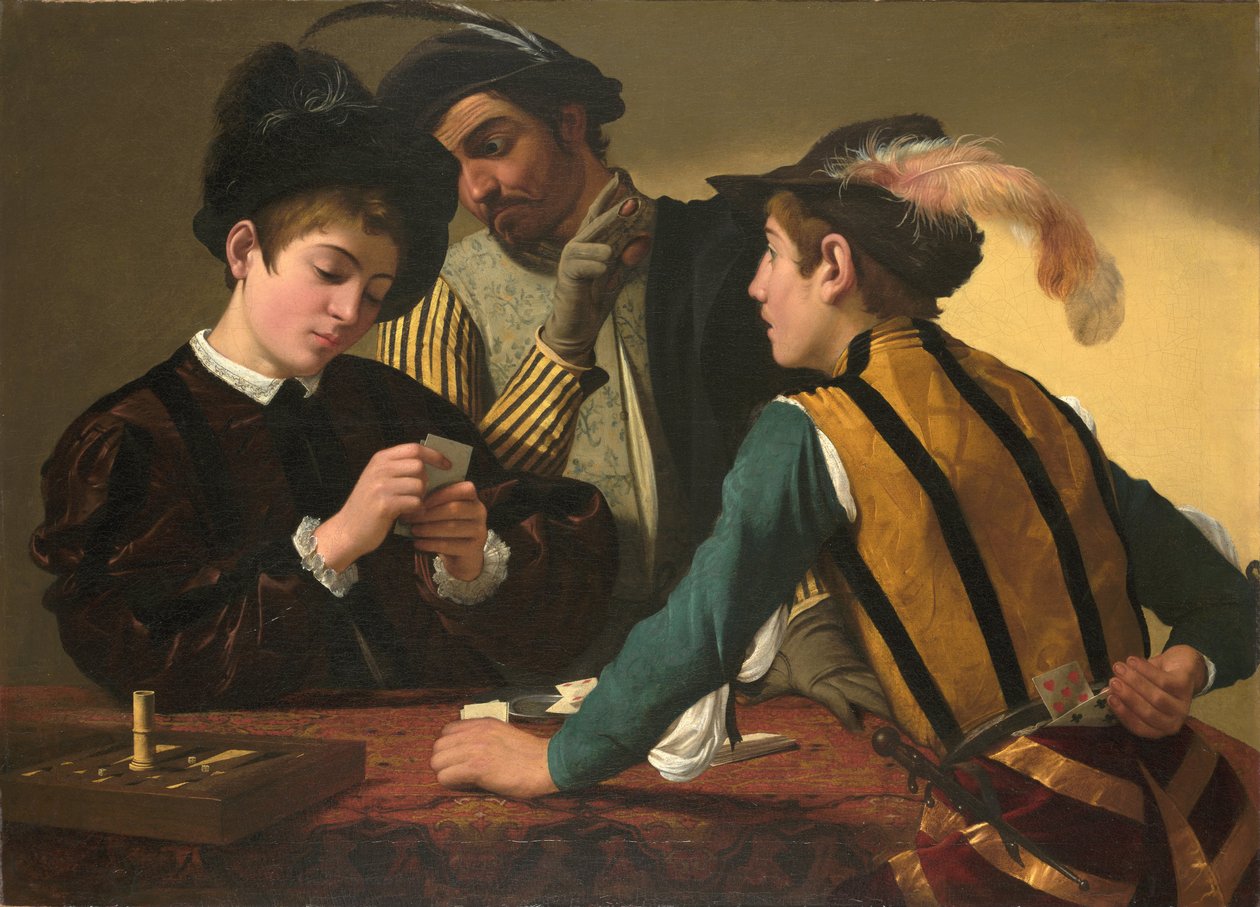 A kártyavárók alkotó: Caravaggio