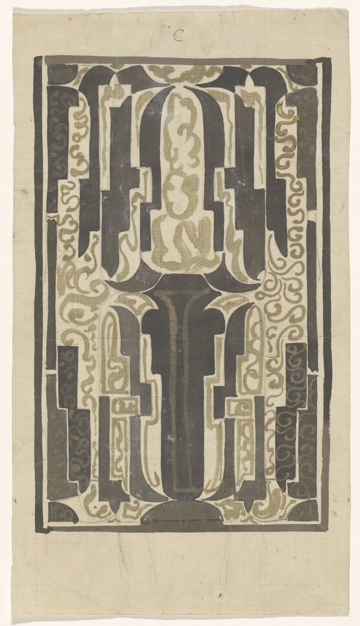 Dekoratív design alkotó: Carel Adolph Lion Cachet