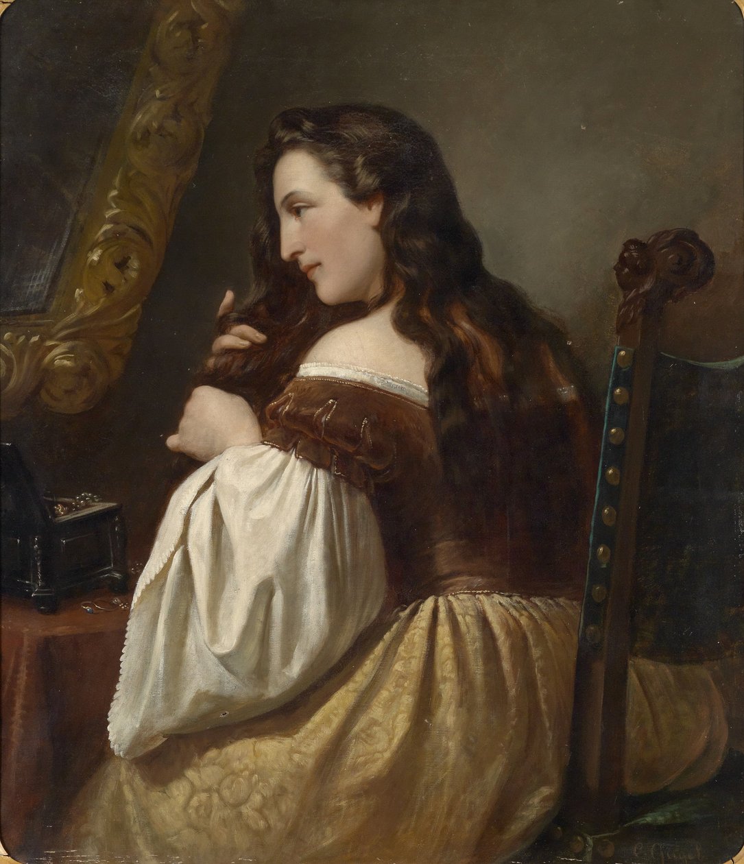 A vécénél alkotó: Carl Adolf Gugel