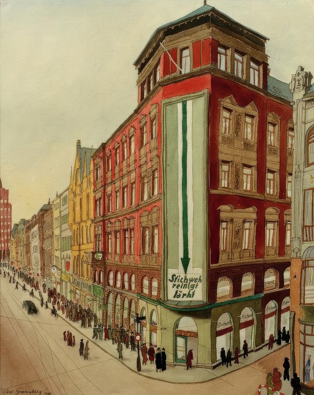Hannover, sarok Stichweh ággal alkotó: Carl Grossberg