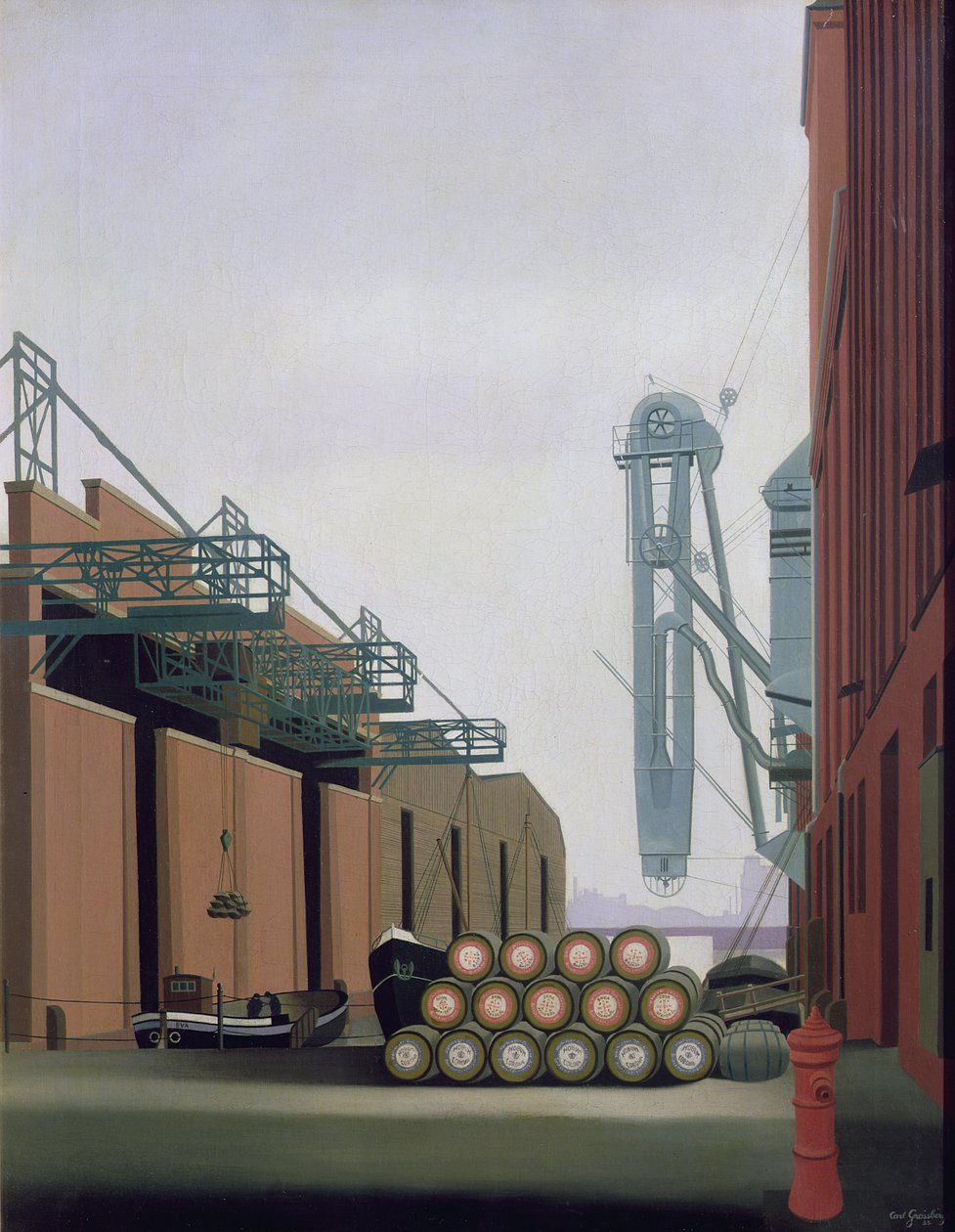 The Landing Stage, 1933 alkotó: Carl Grossberg