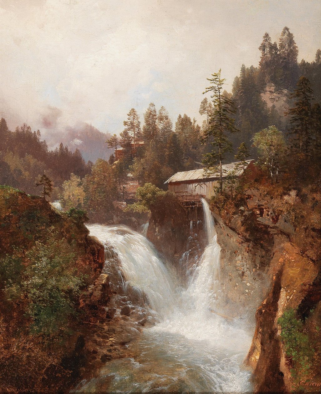 Vízesés alkotó: Carl Hasch