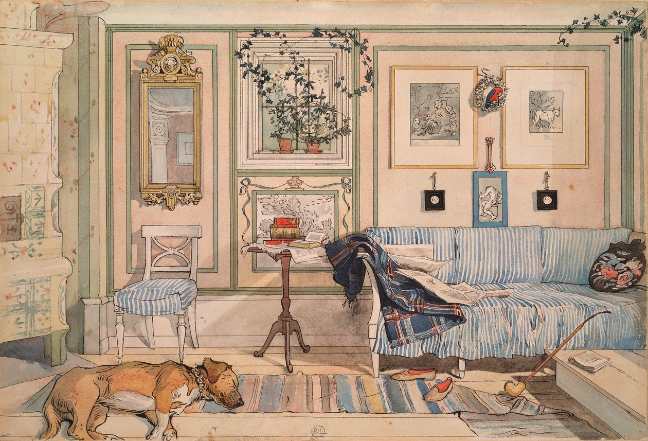 Hangulatos sarok alkotó: Carl Larsson