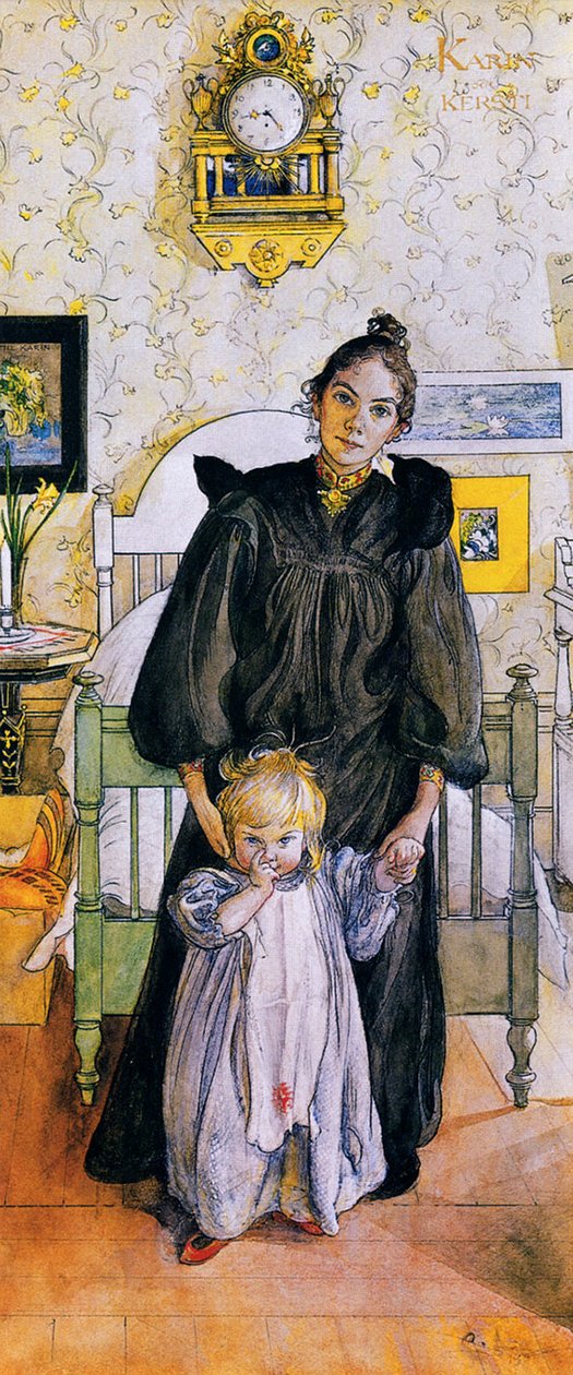 Karin és Kersti alkotó: Carl Larsson