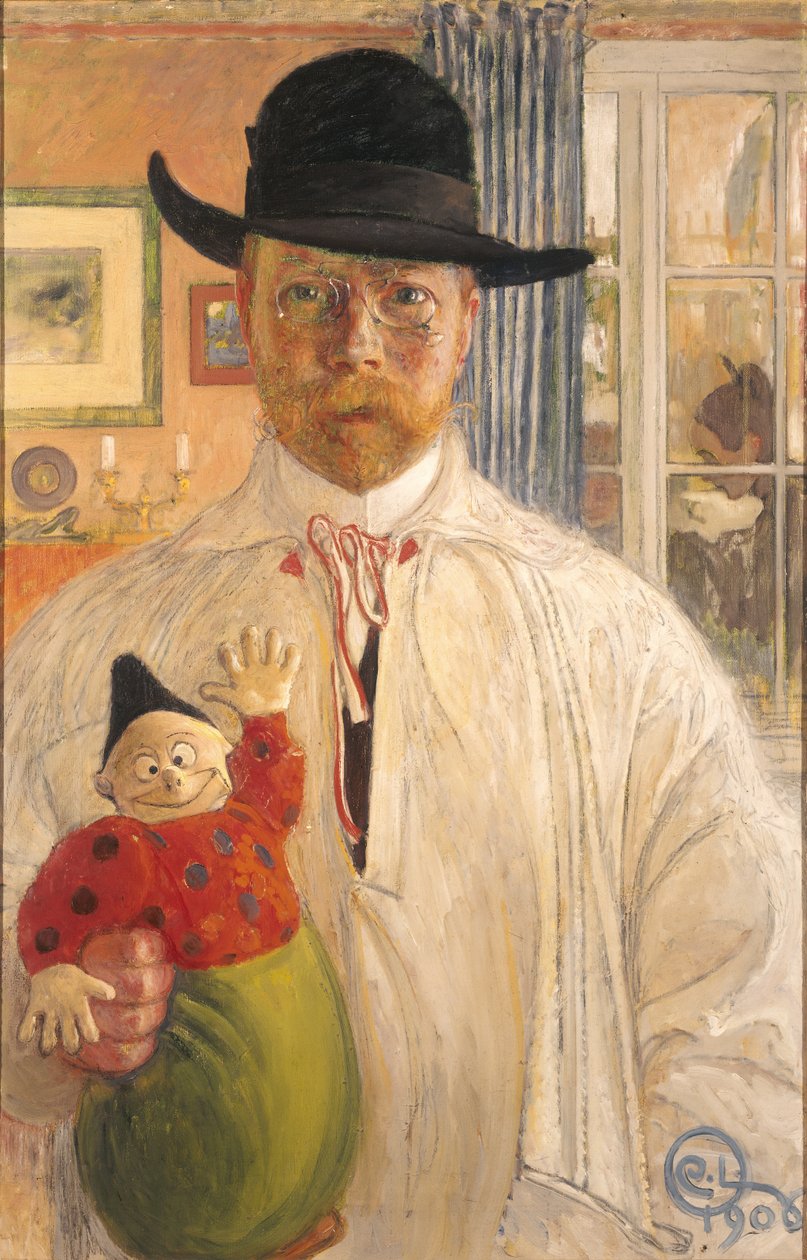 Önarckép alkotó: Carl Larsson