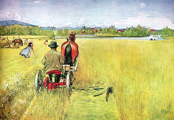 Nyár alkotó: Carl Larsson