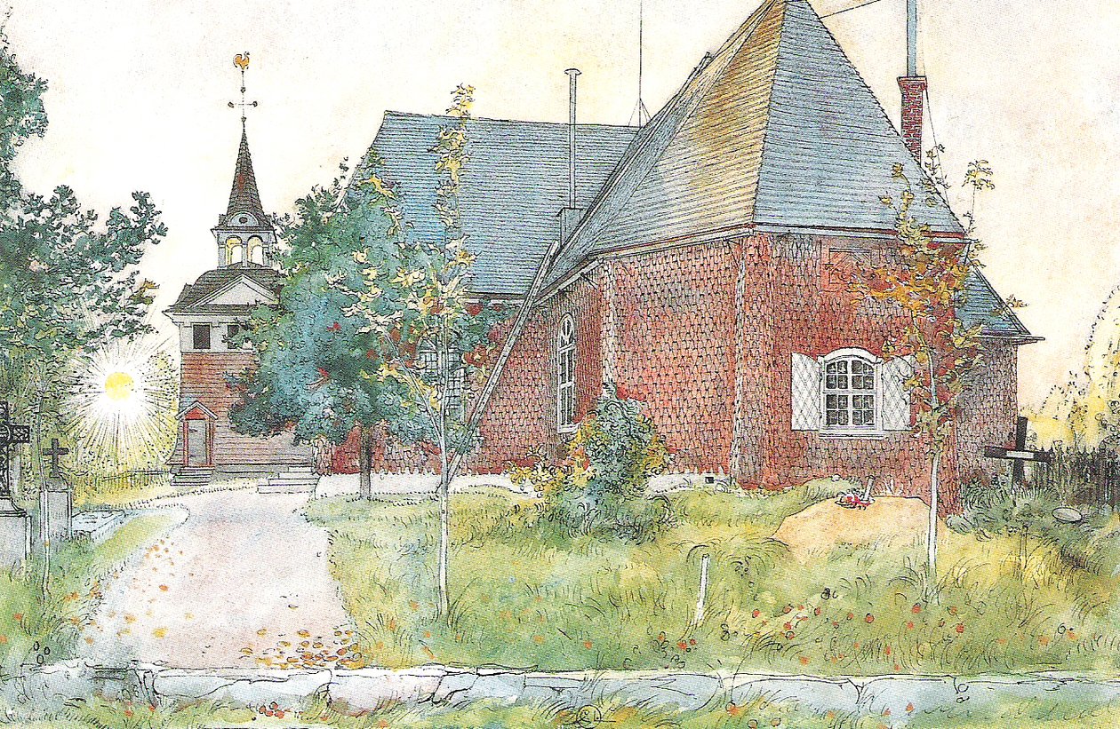 Sundborn régi temploma alkotó: Carl Larsson