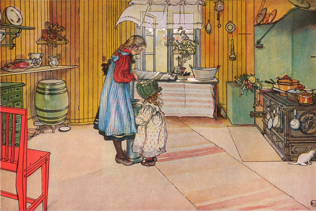 A konyha alkotó: Carl Larsson