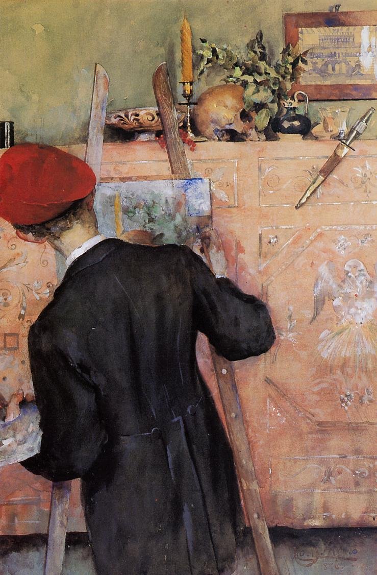 A csendélet festője alkotó: Carl Larsson