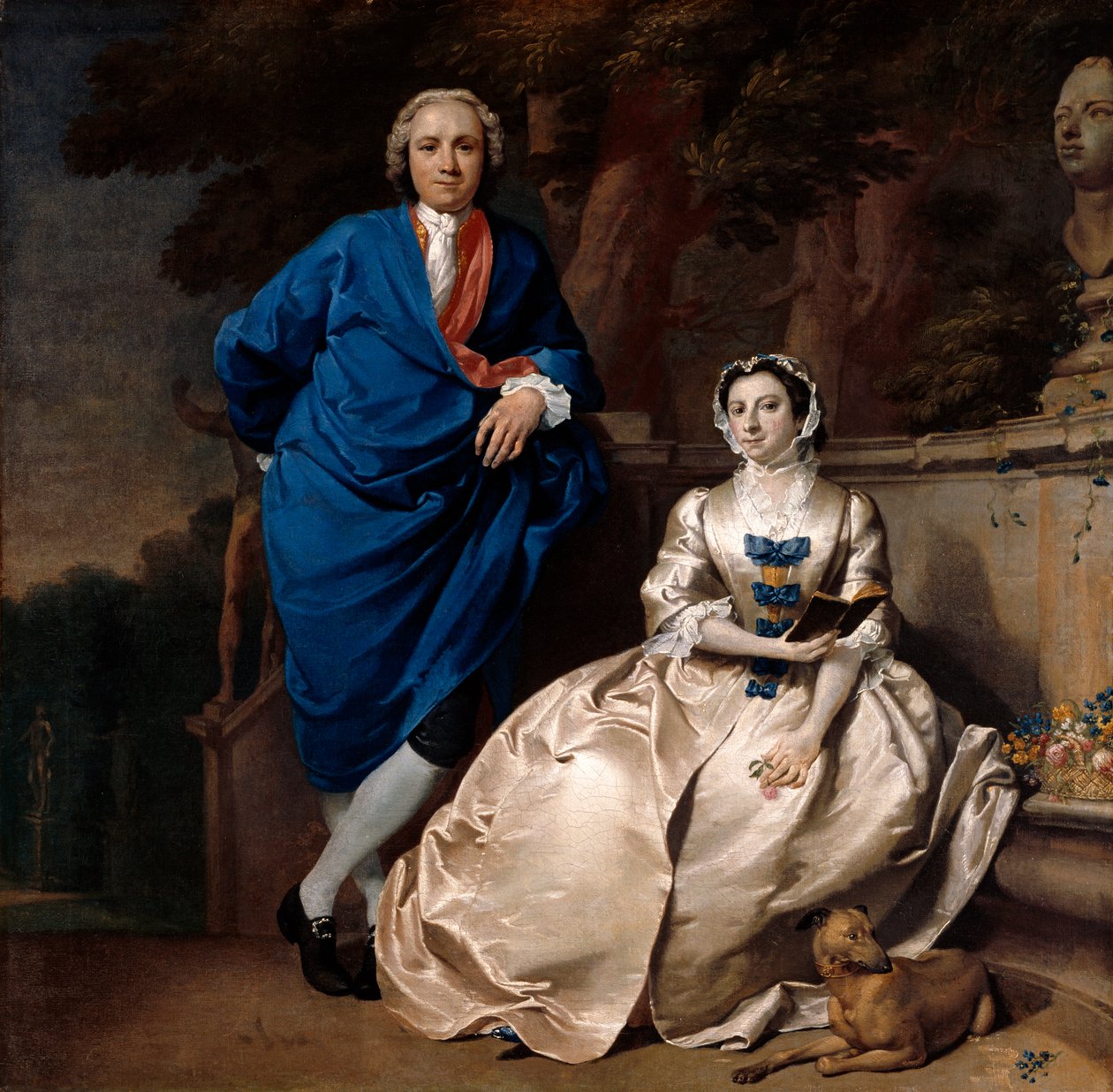 George Michael Moser és felesége, Mary Guynier portréja, 1742 körül alkotó: Carl Marcus Tuscher