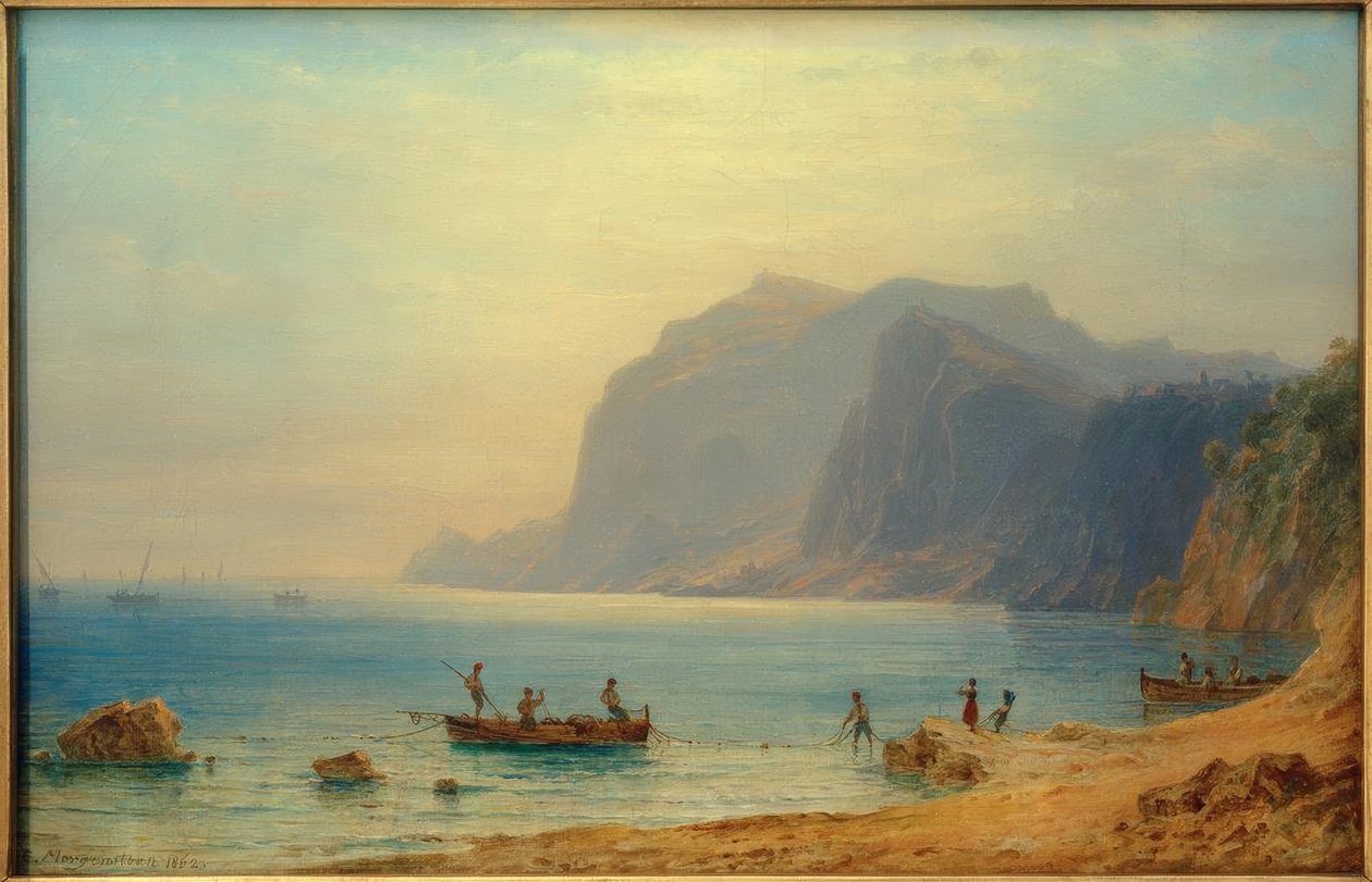 C. Morgenstern, Capri partvidéke alkotó: Carl Morgenstern