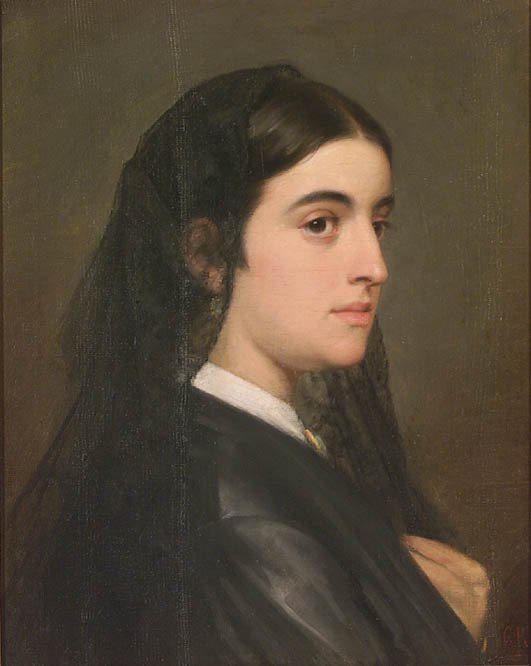 Fiatal özvegy alkotó: Carl Rahl