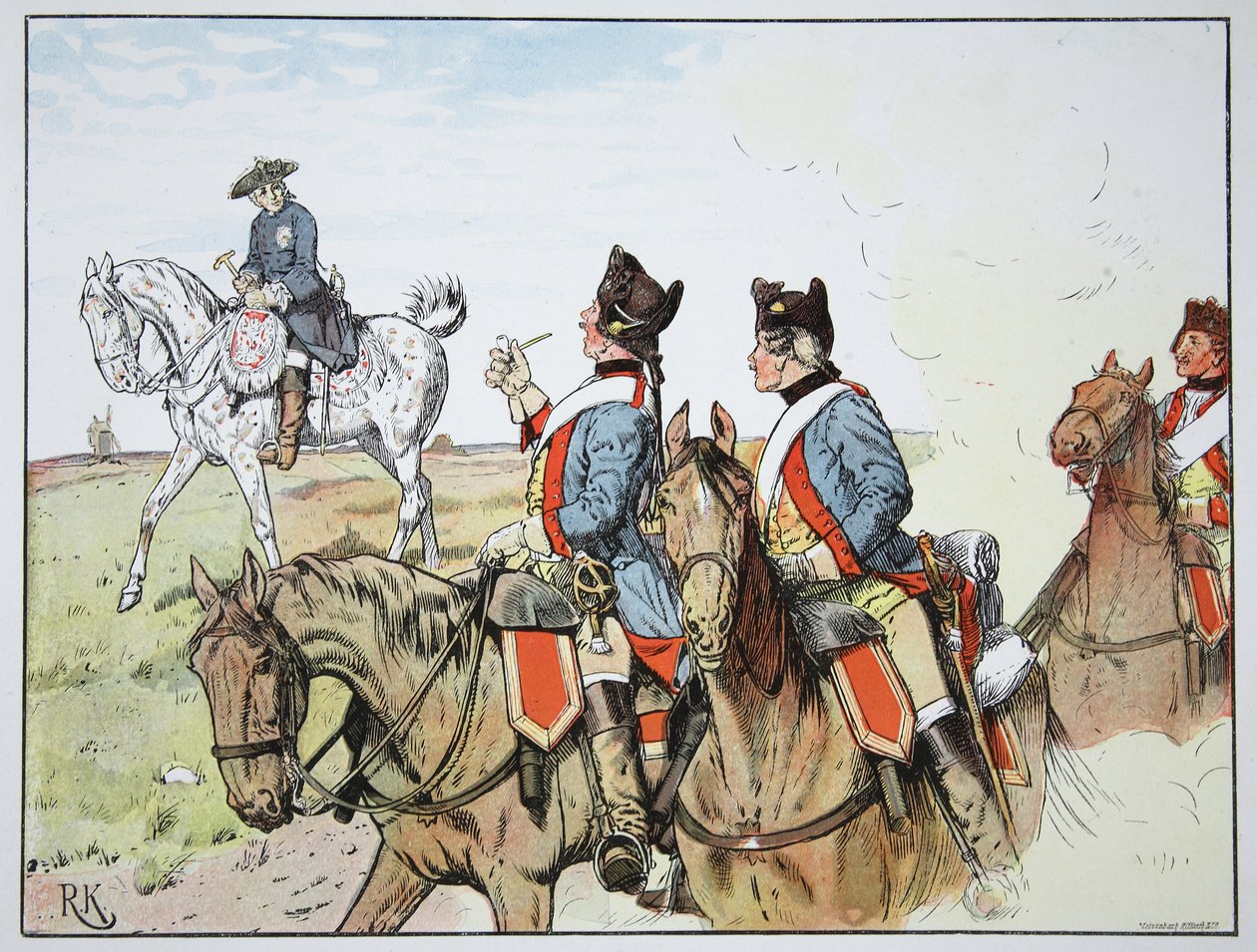 A dragonyosainak királya alkotó: Carl Röchling