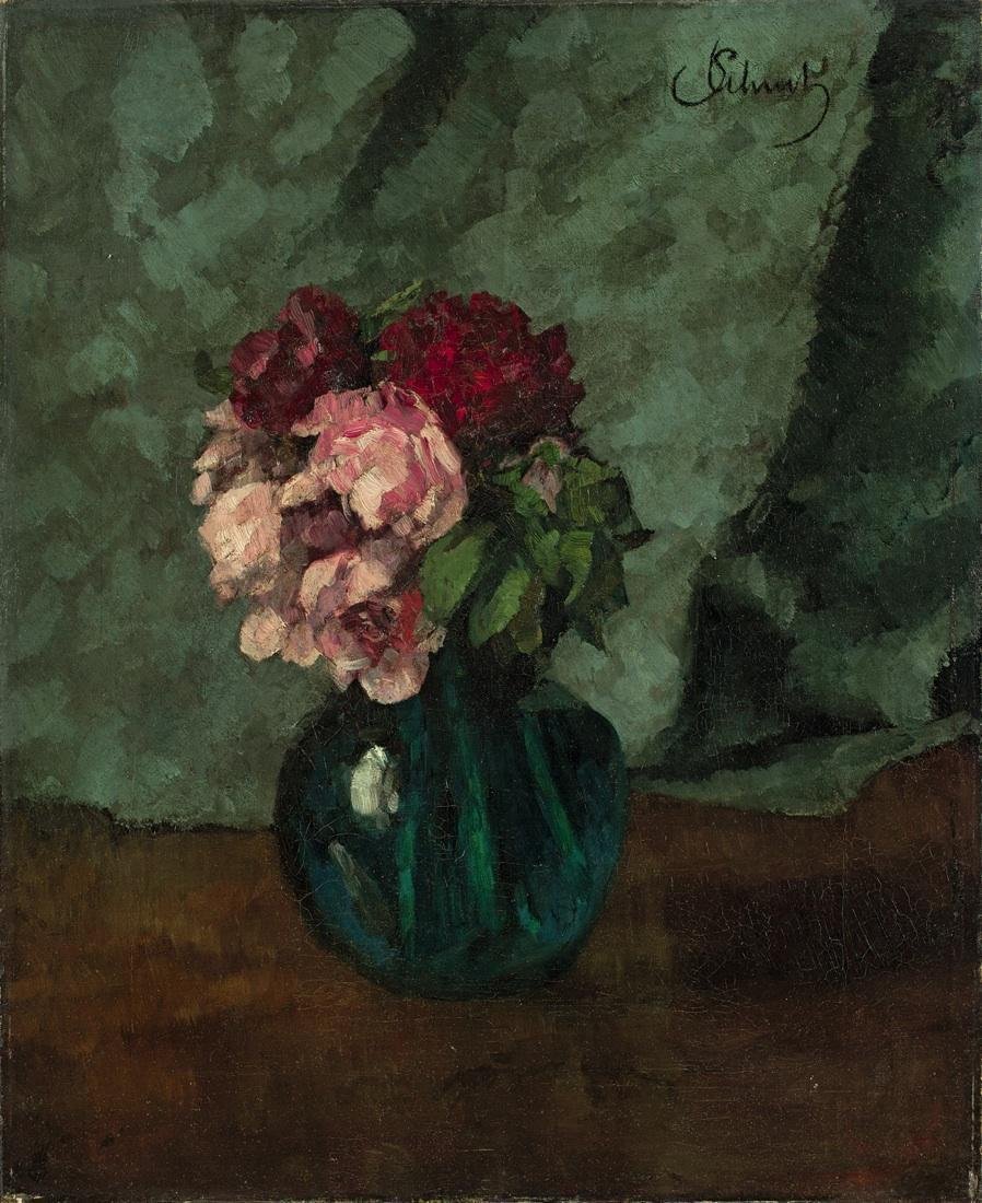Csokor rózsa alkotó: Carl Schuch