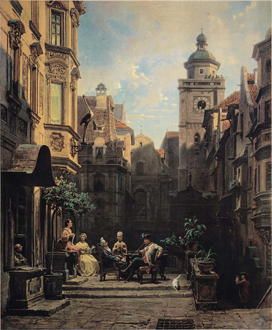 Egy jó pletyka alkotó: Carl Spitzweg