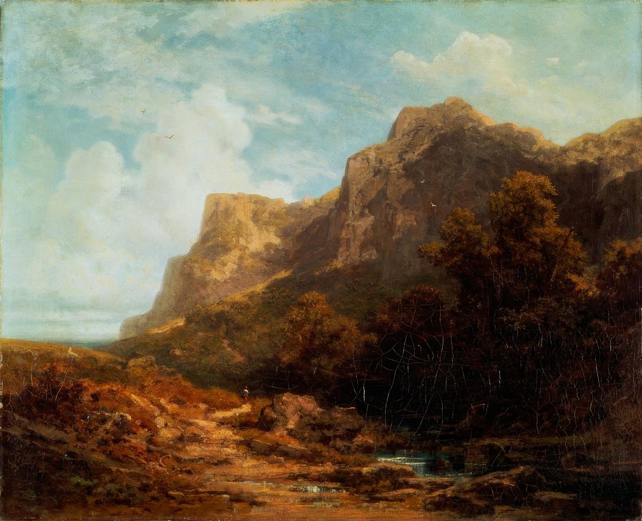 Bajor hegyvidéki táj alkotó: Carl Spitzweg