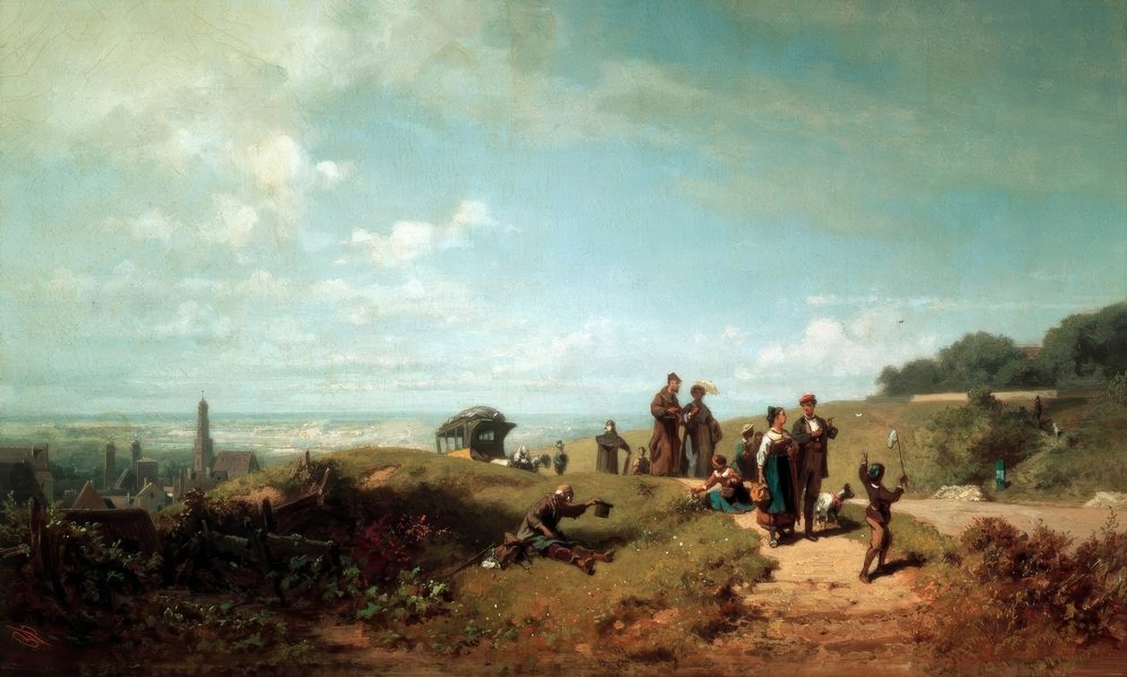 A vasárnapi séta alkotó: Carl Spitzweg