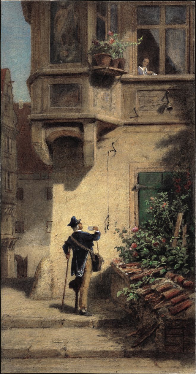 A postás alkotó: Carl Spitzweg