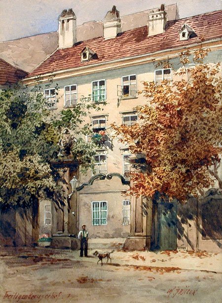 Heiligenkreuzerhof alkotó: Carl Wenzel Zajicek