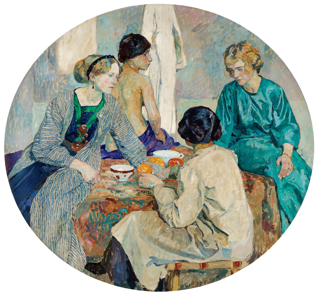 A stúdióban alkotó: Carl Wilhelm Wilhelmson