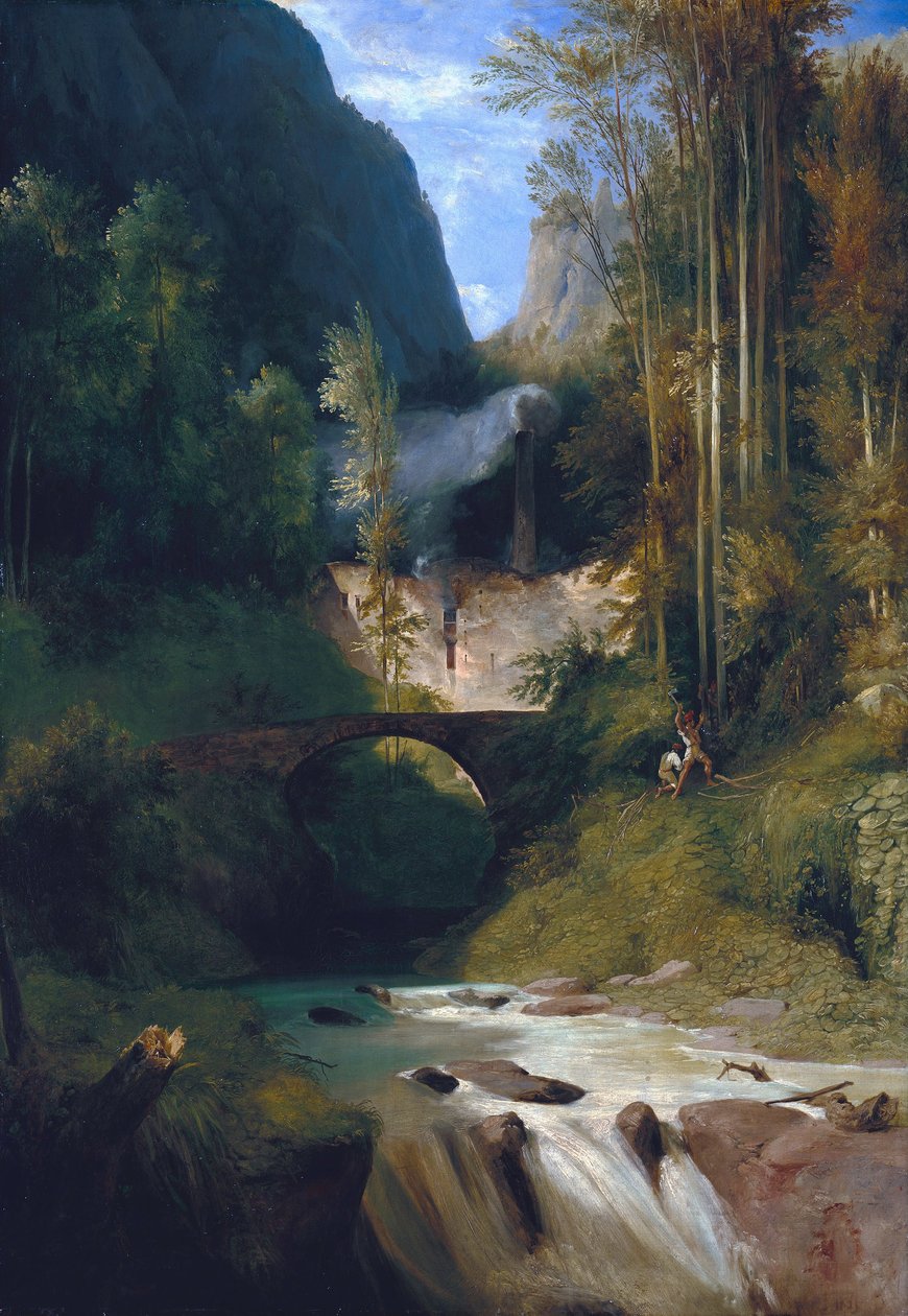 Amalfi -szurdok alkotó: Carl Blechen