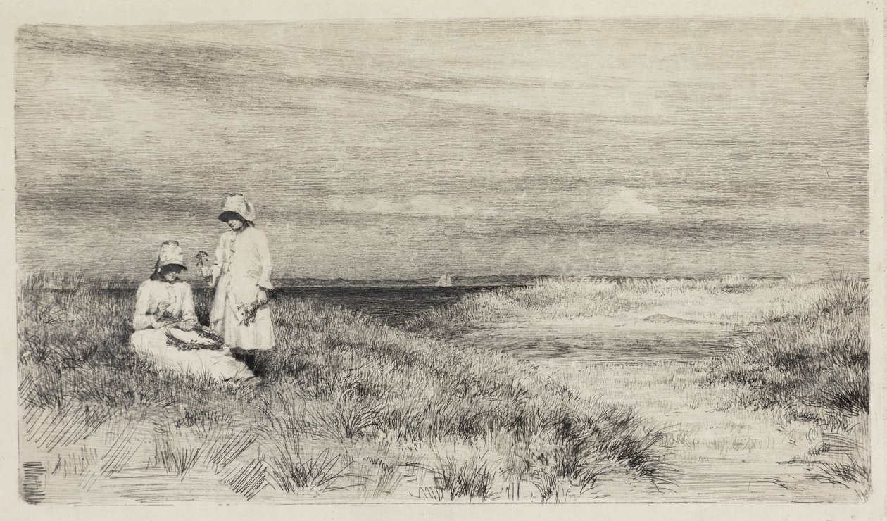 A gyerekek a tengerparton alkotó: Carl Bloch