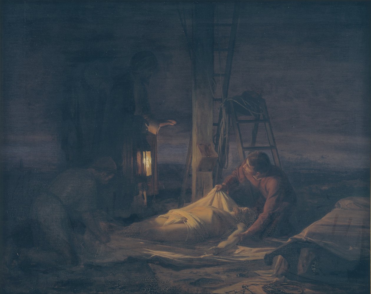 Leszállás a keresztről alkotó: Carl Bloch