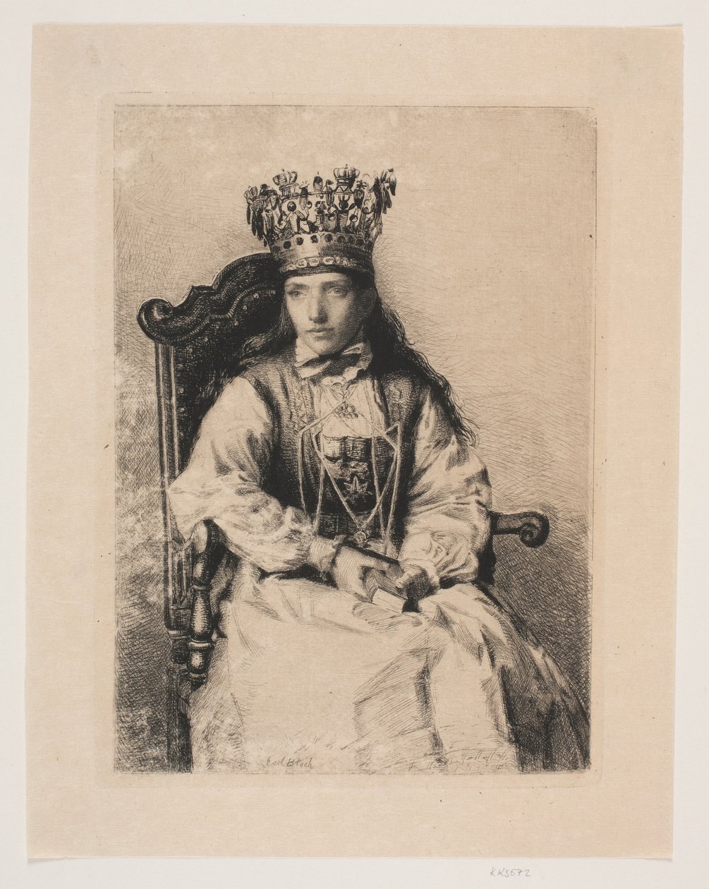 Norvég menyasszony alkotó: Carl Bloch