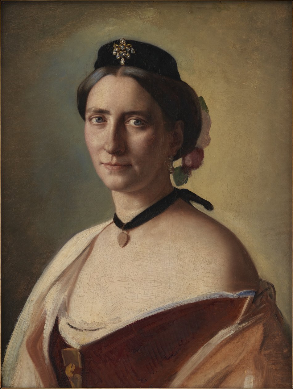 A művész felesége, Alma Bloch, szül. Trepka alkotó: Carl Bloch