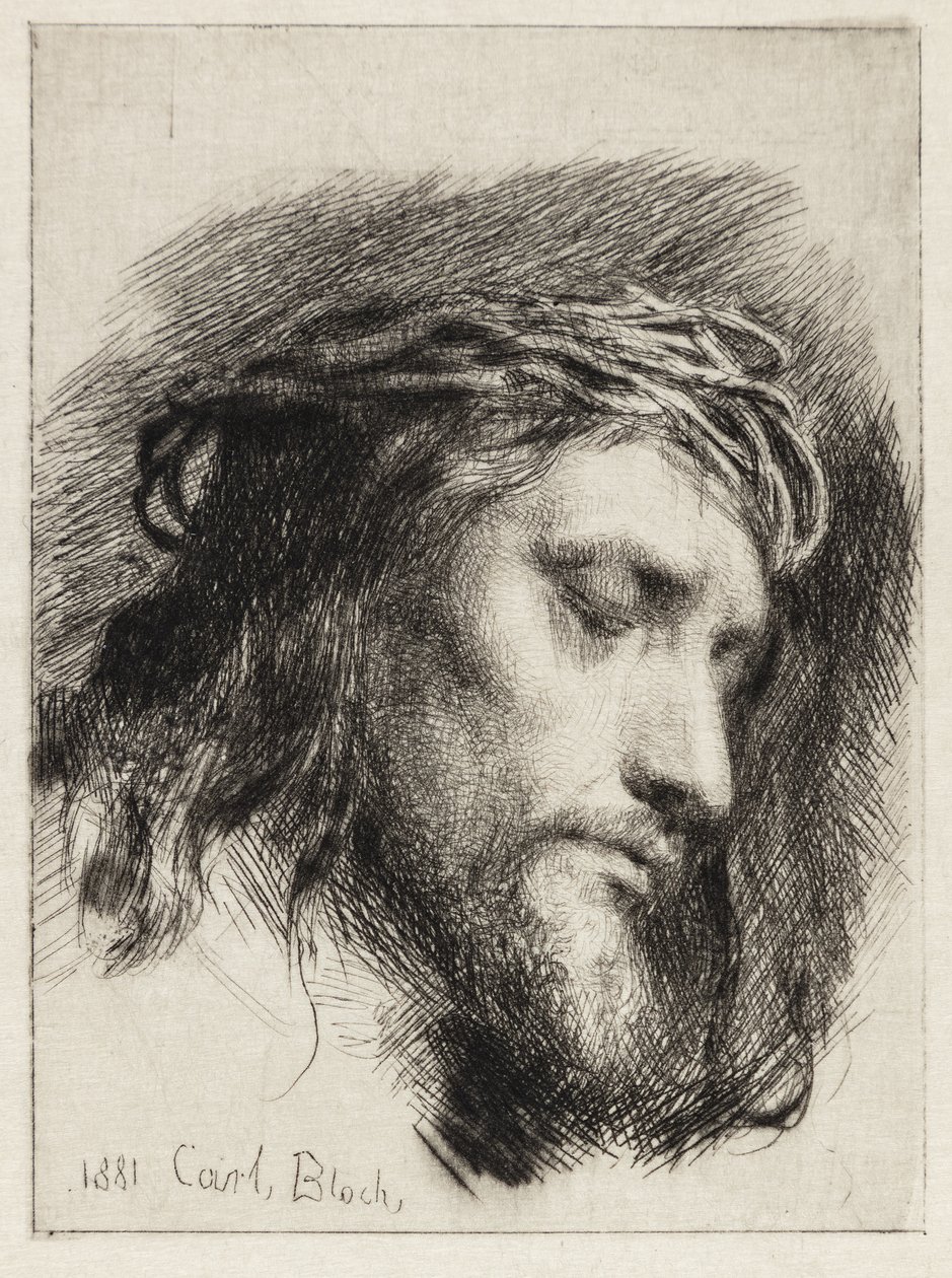 Töviskorona Krisztus feje alkotó: Carl Bloch