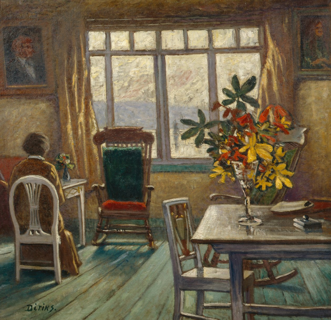 A művészek stúdiója alkotó: Carl Edvard Diriks