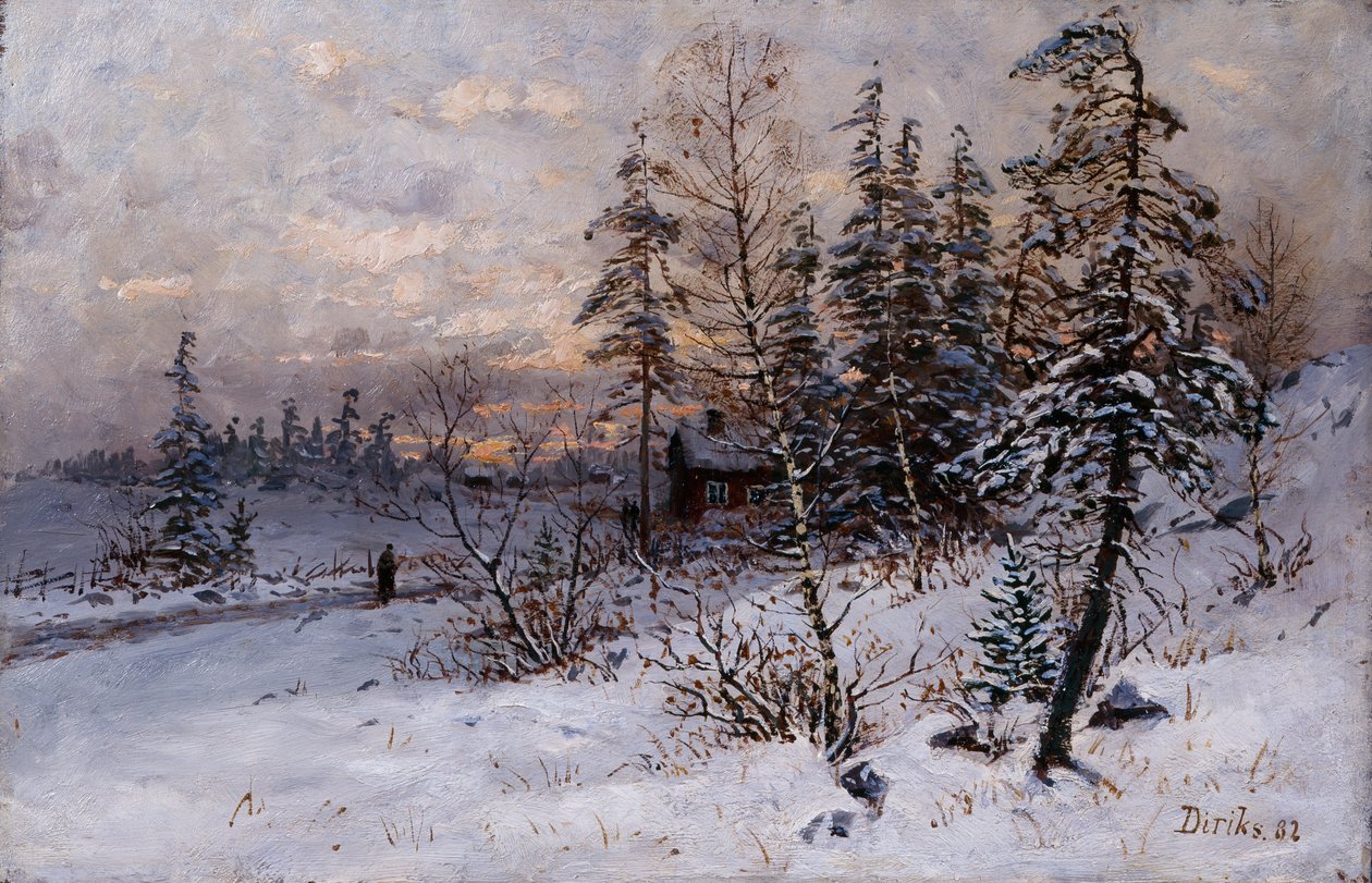 Téli alkotó: Carl Edvard Diriks