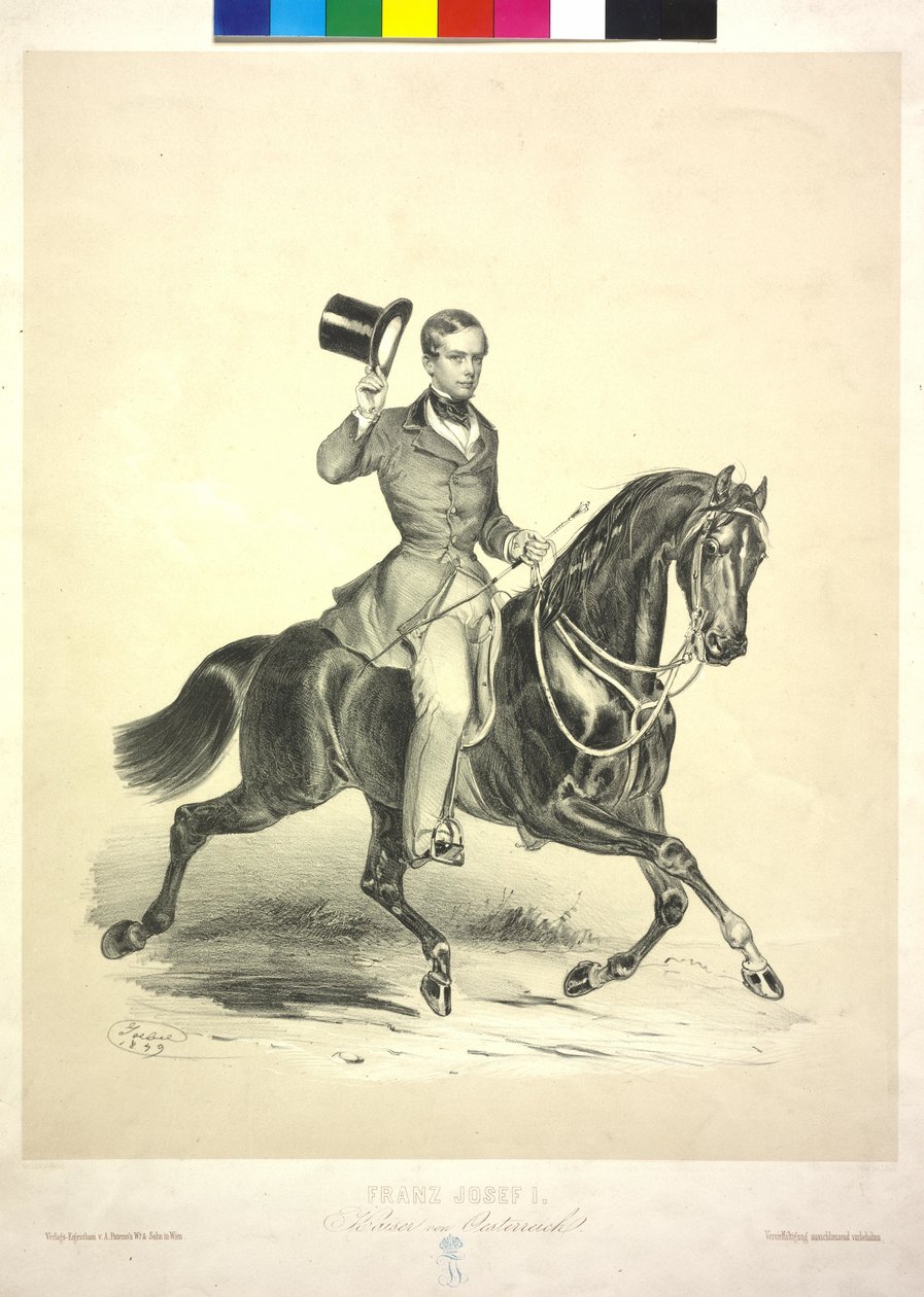 I. Ferenc József osztrák császár alkotó: Carl Goebel