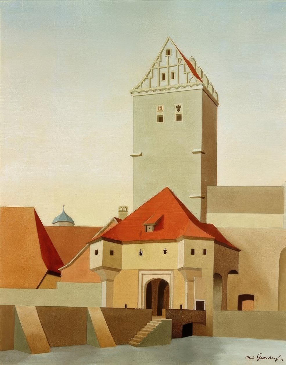 Dinkelsbühl – Rothenburger Tor alkotó: Carl Grossberg