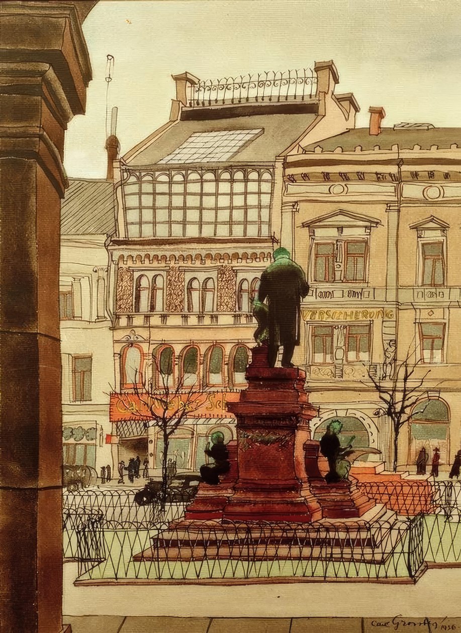 Hannover, Marschner-emlékmű alkotó: Carl Grossberg