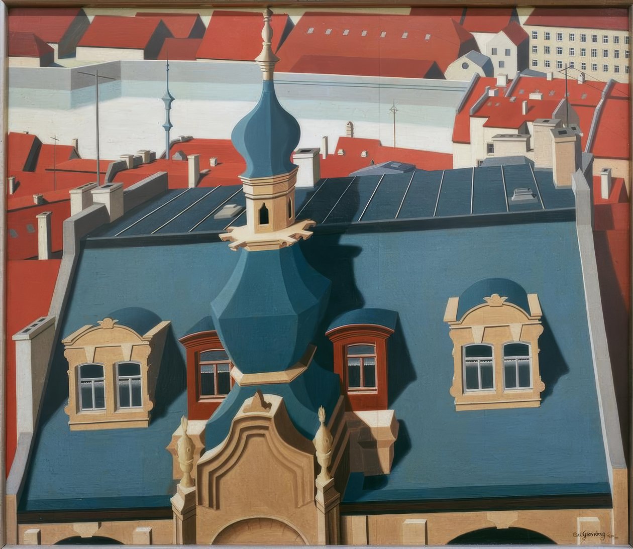 Würzburg, tetők alkotó: Carl Grossberg