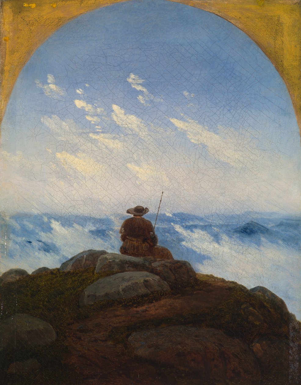 Vándor a hegytetőn alkotó: Carl Gustav Carus