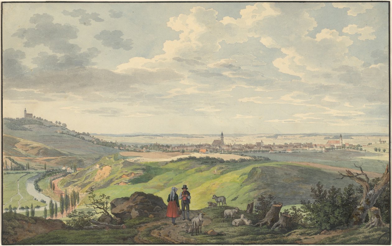 Arnberg városa Oberpfalzban alkotó: Carl Heinzmann